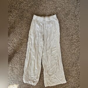 Princess Polly Cream Textured Pants